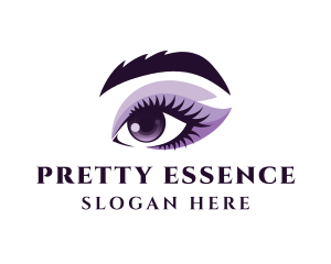 Pretty - Woman Eye Beauty logo design