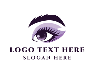 Woman Eye Beauty Logo