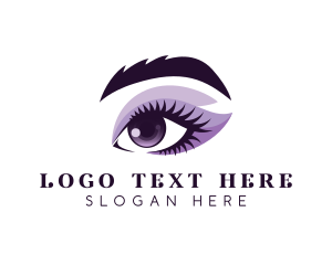 Woman Eye Beauty logo design