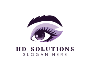 Woman Eye Beauty logo design