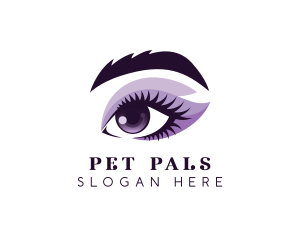 Woman Eye Beauty logo design