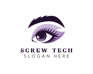 Woman Eye Beauty logo design