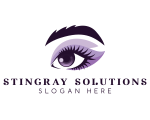 Woman Eye Beauty logo design