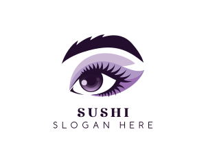 Woman Eye Beauty logo design