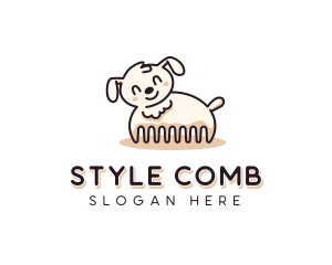 Comb - Comb Dog Grooming logo design