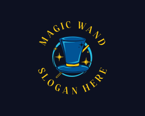 Magician Top Hat logo design