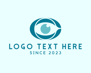 Camera - Eye Clinic Letter O logo design