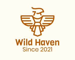 Wild Orange Hawk logo design