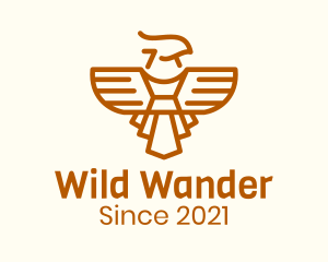 Wild Orange Hawk logo design