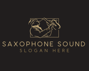 Saxophone Jazz Musician logo design