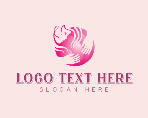 Hairdressing - Woman Support Community logo design