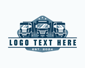 Haulage - Truck Fleet Logistics logo design
