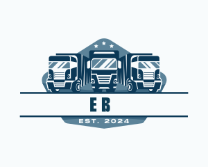 Truck Fleet Logistics Logo