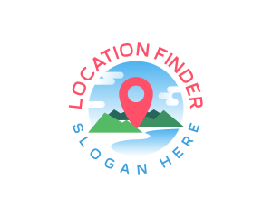 Geolocation - Travel Location Pin logo design