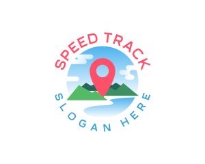 Track - Travel Location Pin logo design