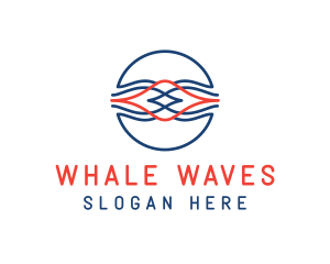 Startup Company Waves logo design