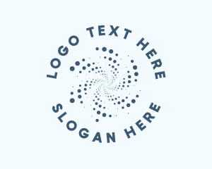 Dot - Cosmic Galaxy Dot Pattern logo design