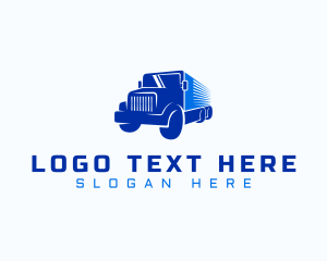 Cargo - Transportation Trailer Truck logo design