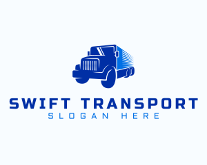 Transportation Trailer Truck logo design