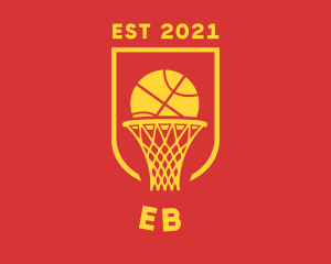 Ball - Basketball Hoop Ring logo design