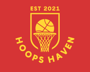 Basketball Hoop Ring logo design