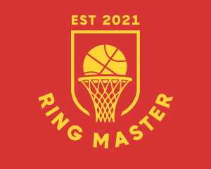 Ring - Basketball Hoop Ring logo design