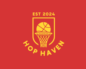 Basketball Hoop Ring logo design