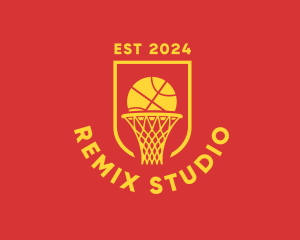 Basketball Hoop Ring logo design