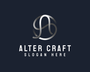 Startup Apparel Letter A logo design