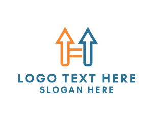 Freight - Delivery Arrow Logistics logo design