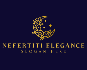 Moon Elegant Nature logo design