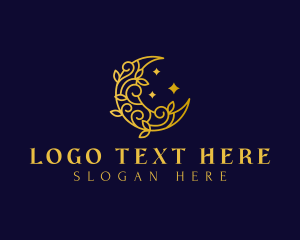 Elegant - Moon Elegant Nature logo design