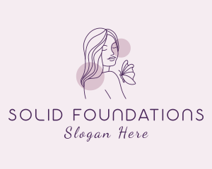 Aesthetician - Woman Wellness Spa logo design