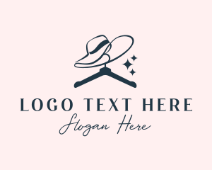 Fashion Hanger Stylist Logo