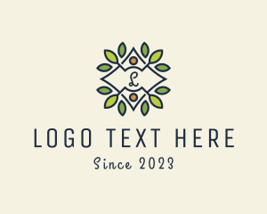Ecology - Organic Leafy Nature Farm logo design