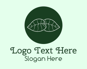 Green Botanical Leaf Logo