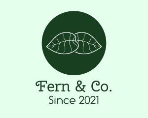 Fern - Green Botanical Leaf logo design