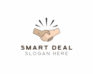 People Handshake Deal  logo design