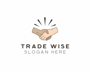 People Handshake Deal  logo design