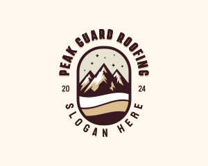 Peak Summit Hiking logo design