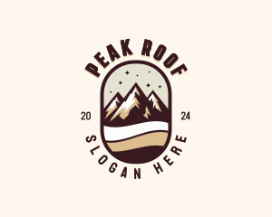 Peak Summit Hiking logo design