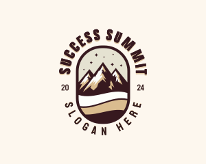 Peak Summit Hiking logo design