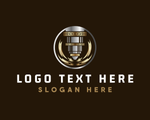 Mechanical - Laser Machine Industrial logo design