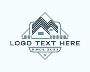 Realtor - House Roof Fence logo design