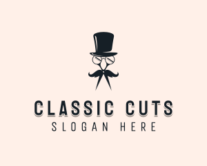 Gentleman Barber Grooming logo design