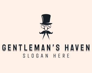 Gentleman Barber Grooming logo design