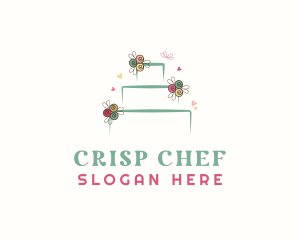 Wedding Cake Pastry logo design