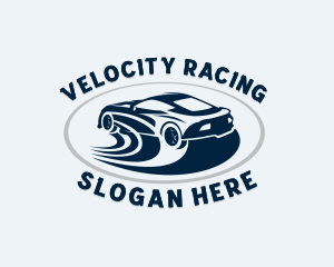 Auto Racing Racecar logo design