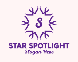 Elegant Star Lettermark  logo design