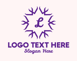 Negative Space - Elegant Star Lettermark logo design